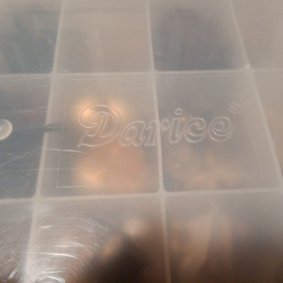 Darice Clear Storage Organizer - Picture 2 of 4